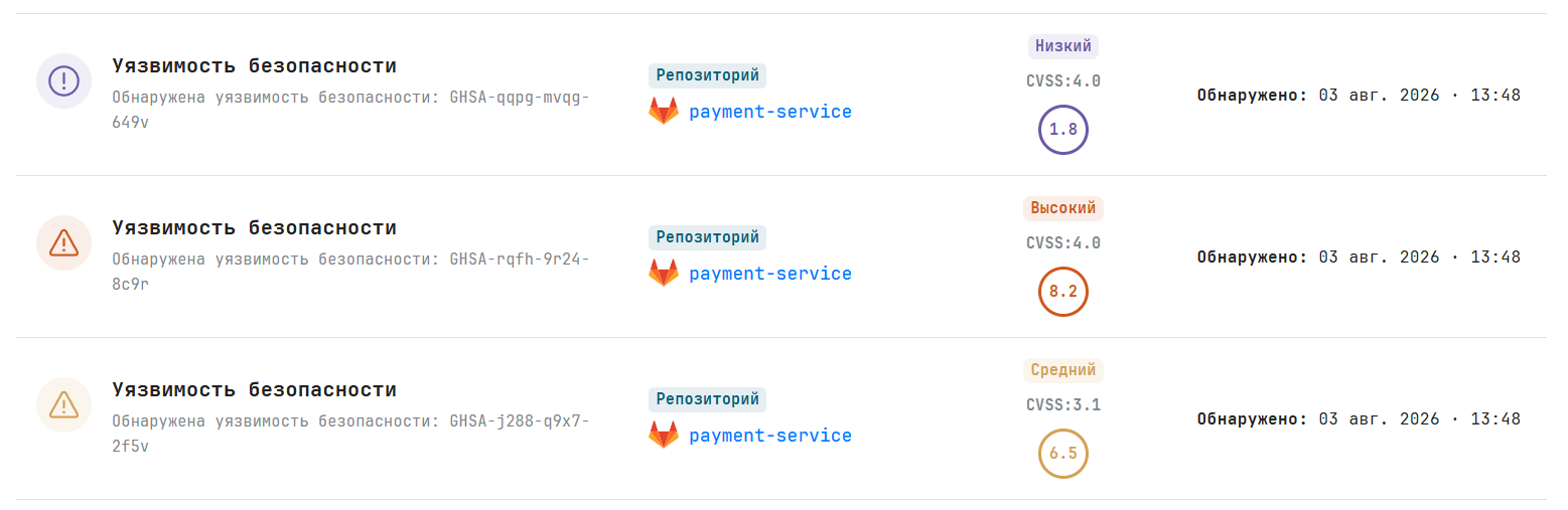 Обновление таблицы проблем